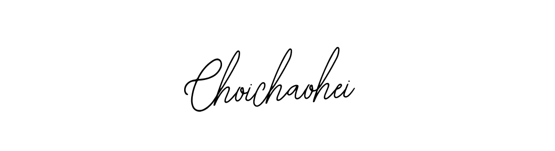 How to make Choichaohei name signature. Use Bearetta-2O07w style for creating short signs online. This is the latest handwritten sign. Choichaohei signature style 12 images and pictures png