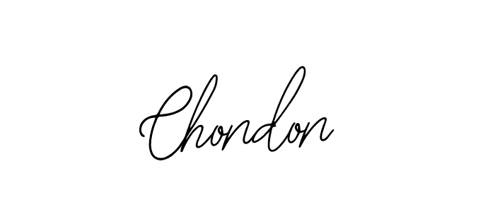 Make a beautiful signature design for name Chondon. Use this online signature maker to create a handwritten signature for free. Chondon signature style 12 images and pictures png