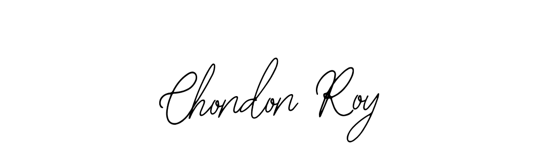 The best way (Bearetta-2O07w) to make a short signature is to pick only two or three words in your name. The name Chondon Roy include a total of six letters. For converting this name. Chondon Roy signature style 12 images and pictures png