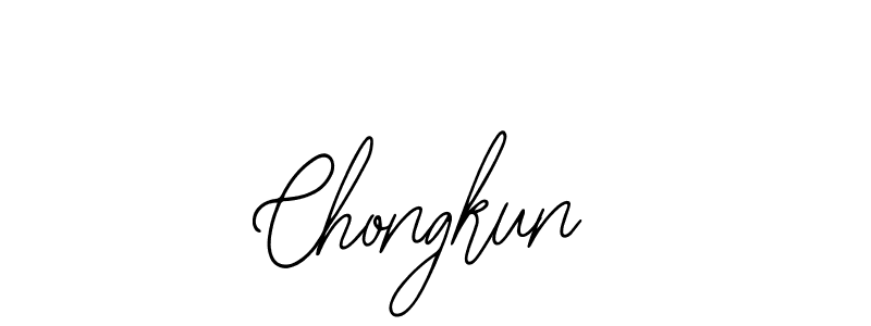 Make a beautiful signature design for name Chongkun. Use this online signature maker to create a handwritten signature for free. Chongkun signature style 12 images and pictures png
