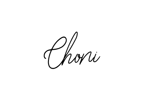 Make a beautiful signature design for name Choni. With this signature (Bearetta-2O07w) style, you can create a handwritten signature for free. Choni signature style 12 images and pictures png