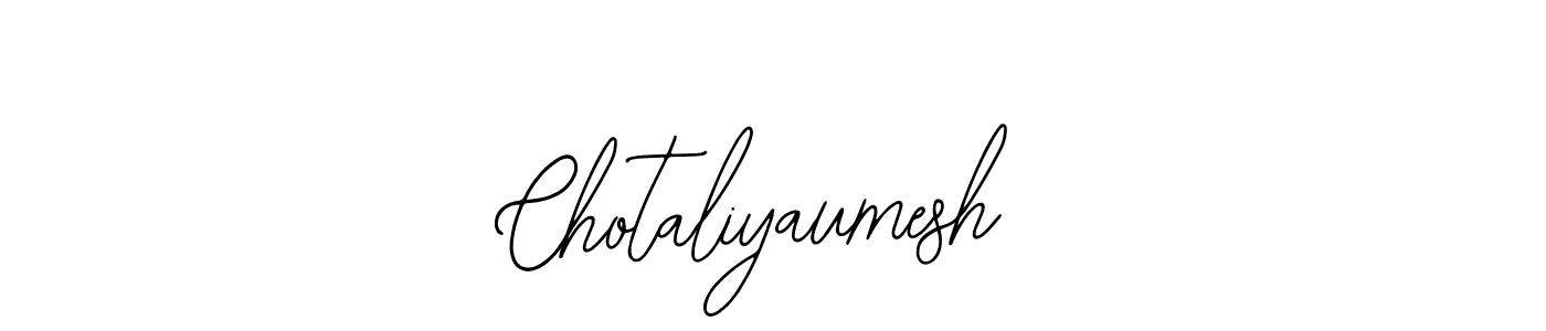 Chotaliyaumesh stylish signature style. Best Handwritten Sign (Bearetta-2O07w) for my name. Handwritten Signature Collection Ideas for my name Chotaliyaumesh. Chotaliyaumesh signature style 12 images and pictures png
