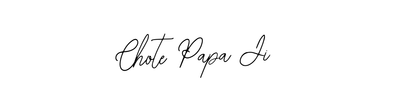 How to make Chote Papa Ji signature? Bearetta-2O07w is a professional autograph style. Create handwritten signature for Chote Papa Ji name. Chote Papa Ji signature style 12 images and pictures png