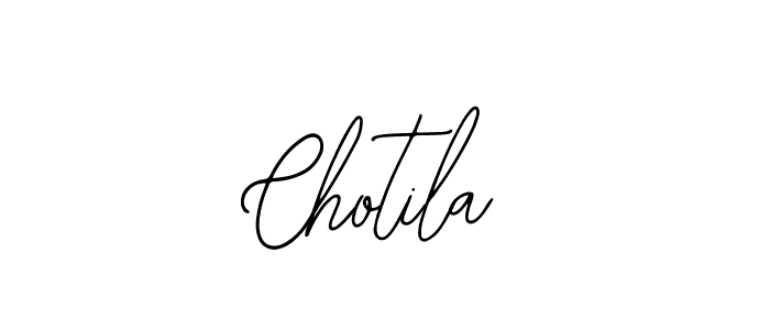 Use a signature maker to create a handwritten signature online. With this signature software, you can design (Bearetta-2O07w) your own signature for name Chotila. Chotila signature style 12 images and pictures png