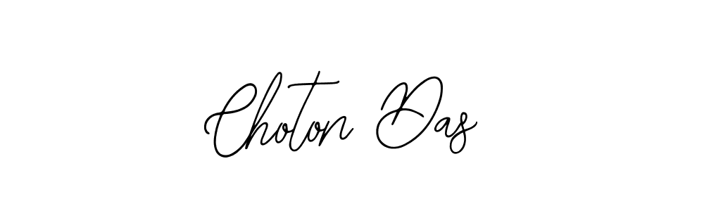 Design your own signature with our free online signature maker. With this signature software, you can create a handwritten (Bearetta-2O07w) signature for name Choton Das. Choton Das signature style 12 images and pictures png