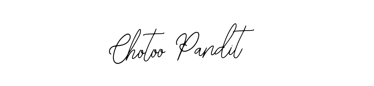 Make a short Chotoo Pandit signature style. Manage your documents anywhere anytime using Bearetta-2O07w. Create and add eSignatures, submit forms, share and send files easily. Chotoo Pandit signature style 12 images and pictures png