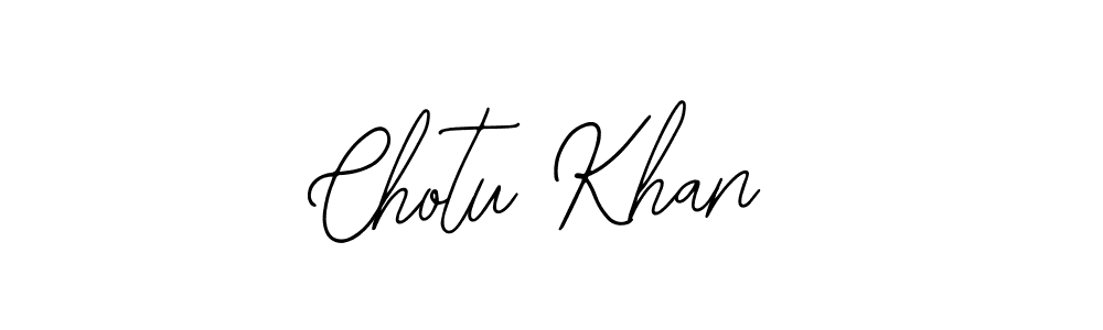 You should practise on your own different ways (Bearetta-2O07w) to write your name (Chotu Khan) in signature. don't let someone else do it for you. Chotu Khan signature style 12 images and pictures png