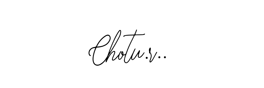 It looks lik you need a new signature style for name Chotu.r... Design unique handwritten (Bearetta-2O07w) signature with our free signature maker in just a few clicks. Chotu.r.. signature style 12 images and pictures png