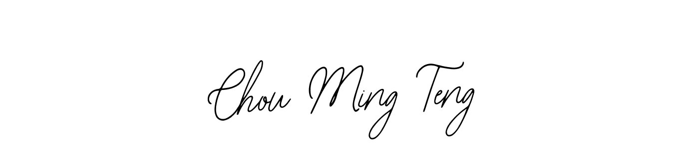 Make a beautiful signature design for name Chou Ming Teng. With this signature (Bearetta-2O07w) style, you can create a handwritten signature for free. Chou Ming Teng signature style 12 images and pictures png