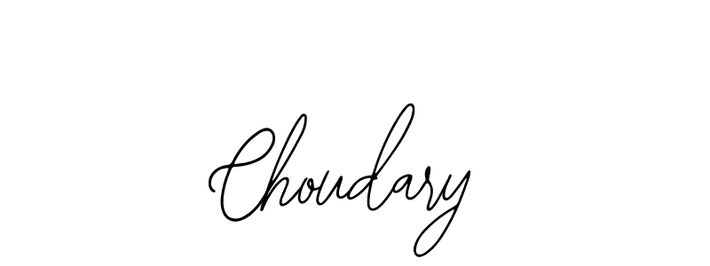 How to make Choudary signature? Bearetta-2O07w is a professional autograph style. Create handwritten signature for Choudary name. Choudary signature style 12 images and pictures png