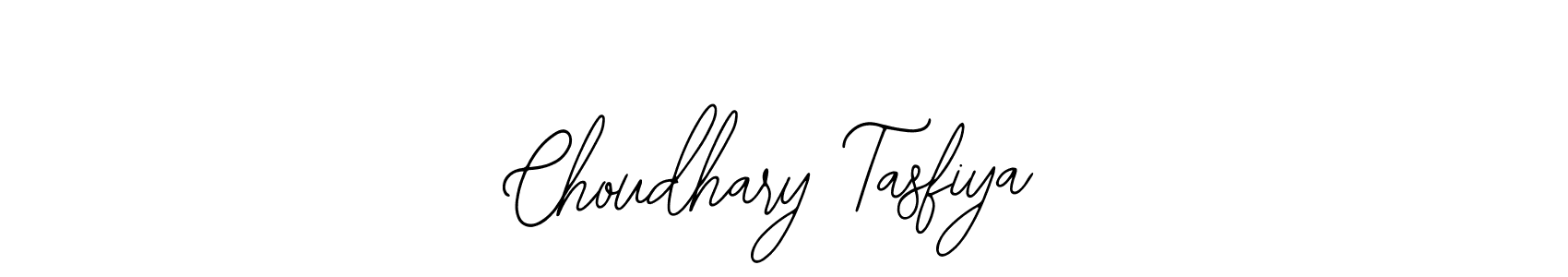 Design your own signature with our free online signature maker. With this signature software, you can create a handwritten (Bearetta-2O07w) signature for name Choudhary Tasfiya. Choudhary Tasfiya signature style 12 images and pictures png