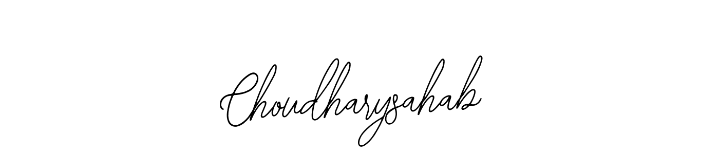 if you are searching for the best signature style for your name Choudharysahab. so please give up your signature search. here we have designed multiple signature styles  using Bearetta-2O07w. Choudharysahab signature style 12 images and pictures png