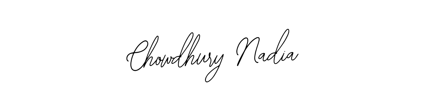 Create a beautiful signature design for name Chowdhury Nadia. With this signature (Bearetta-2O07w) fonts, you can make a handwritten signature for free. Chowdhury Nadia signature style 12 images and pictures png