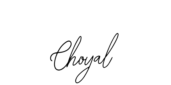 Choyal stylish signature style. Best Handwritten Sign (Bearetta-2O07w) for my name. Handwritten Signature Collection Ideas for my name Choyal. Choyal signature style 12 images and pictures png