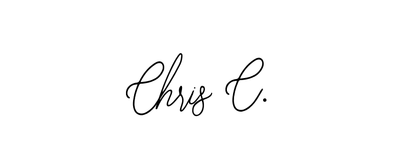 Design your own signature with our free online signature maker. With this signature software, you can create a handwritten (Bearetta-2O07w) signature for name Chris C.. Chris C. signature style 12 images and pictures png