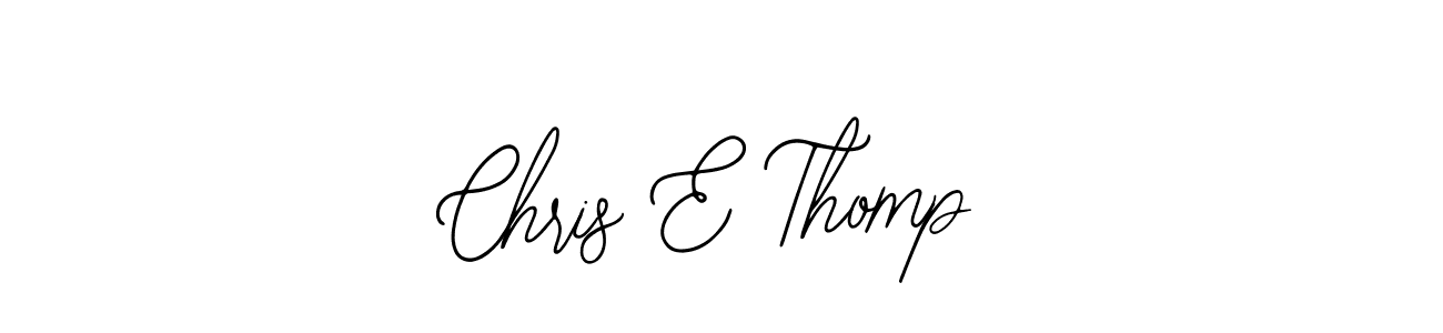 Create a beautiful signature design for name Chris E Thomp. With this signature (Bearetta-2O07w) fonts, you can make a handwritten signature for free. Chris E Thomp signature style 12 images and pictures png