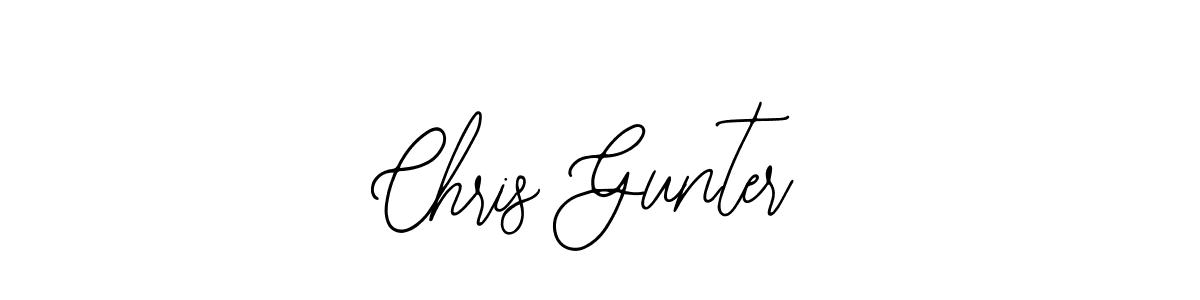 How to make Chris Gunter name signature. Use Bearetta-2O07w style for creating short signs online. This is the latest handwritten sign. Chris Gunter signature style 12 images and pictures png