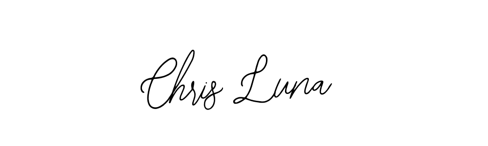 Design your own signature with our free online signature maker. With this signature software, you can create a handwritten (Bearetta-2O07w) signature for name Chris Luna. Chris Luna signature style 12 images and pictures png