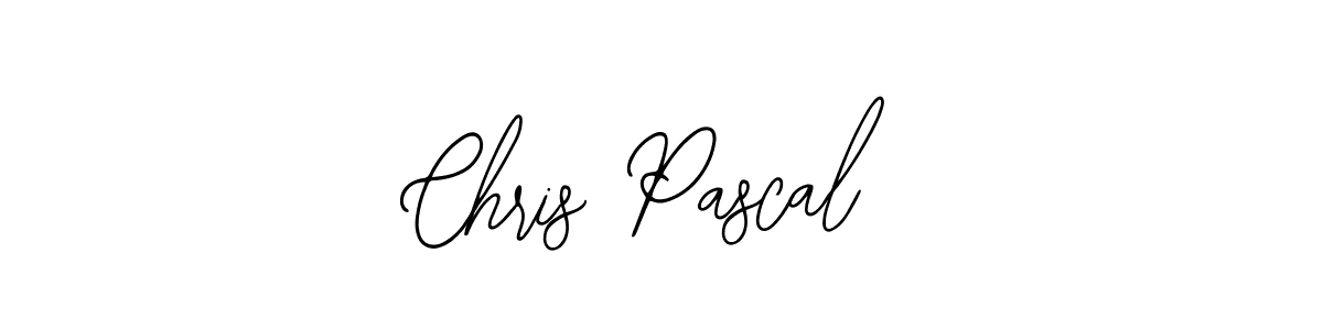 You should practise on your own different ways (Bearetta-2O07w) to write your name (Chris Pascal) in signature. don't let someone else do it for you. Chris Pascal signature style 12 images and pictures png