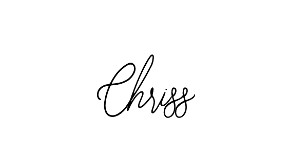 Design your own signature with our free online signature maker. With this signature software, you can create a handwritten (Bearetta-2O07w) signature for name Chriss. Chriss signature style 12 images and pictures png