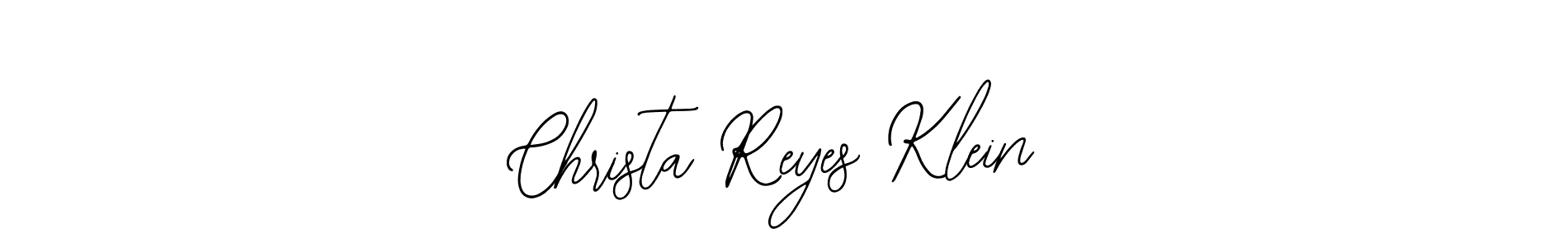 Also we have Christa Reyes Klein name is the best signature style. Create professional handwritten signature collection using Bearetta-2O07w autograph style. Christa Reyes Klein signature style 12 images and pictures png