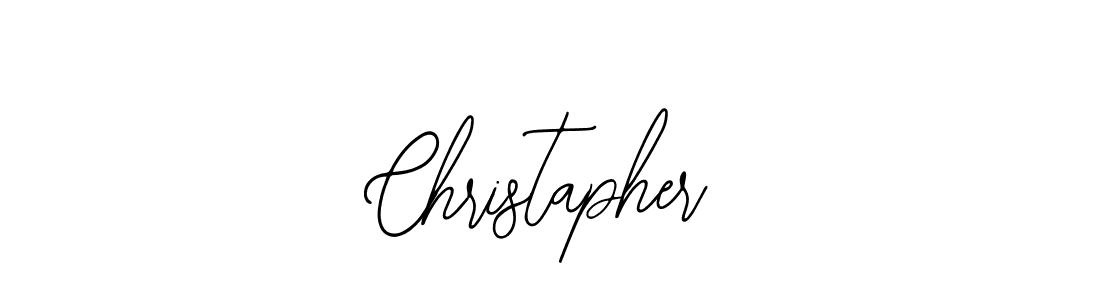 Create a beautiful signature design for name Christapher. With this signature (Bearetta-2O07w) fonts, you can make a handwritten signature for free. Christapher signature style 12 images and pictures png