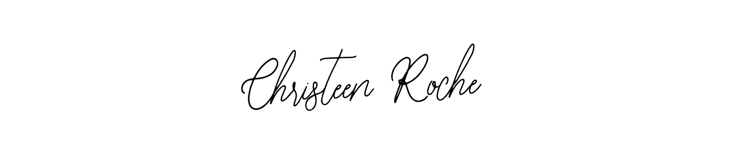 The best way (Bearetta-2O07w) to make a short signature is to pick only two or three words in your name. The name Christeen Roche include a total of six letters. For converting this name. Christeen Roche signature style 12 images and pictures png