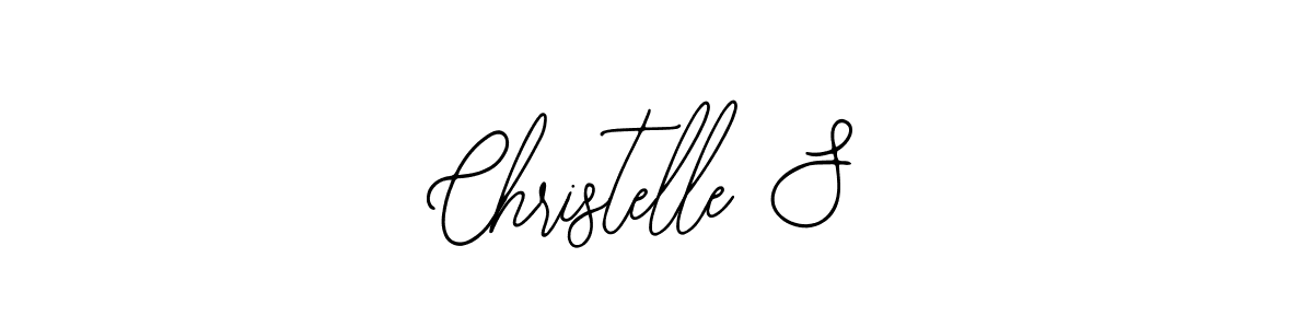You should practise on your own different ways (Bearetta-2O07w) to write your name (Christelle S) in signature. don't let someone else do it for you. Christelle S signature style 12 images and pictures png