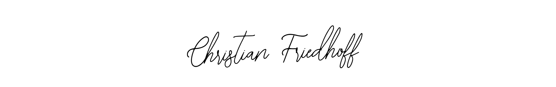 It looks lik you need a new signature style for name Christian Friedhoff. Design unique handwritten (Bearetta-2O07w) signature with our free signature maker in just a few clicks. Christian Friedhoff signature style 12 images and pictures png