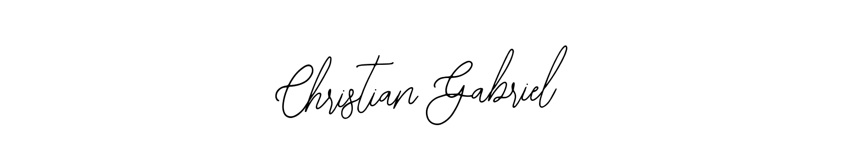 Make a beautiful signature design for name Christian Gabriel. With this signature (Bearetta-2O07w) style, you can create a handwritten signature for free. Christian Gabriel signature style 12 images and pictures png