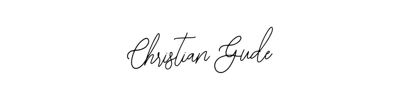 How to make Christian Gude signature? Bearetta-2O07w is a professional autograph style. Create handwritten signature for Christian Gude name. Christian Gude signature style 12 images and pictures png