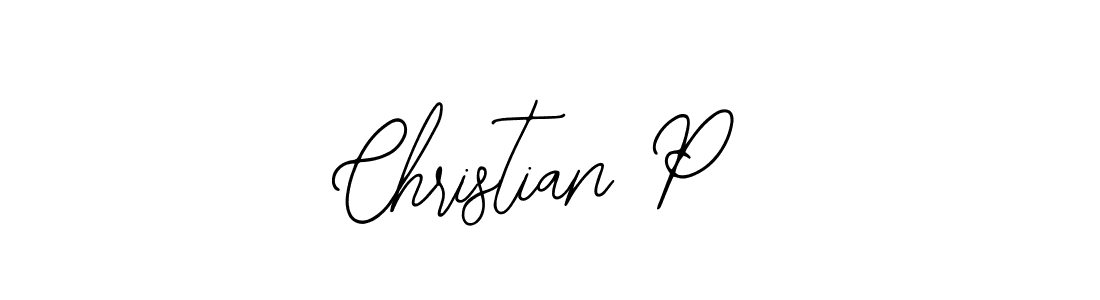 How to Draw Christian P signature style? Bearetta-2O07w is a latest design signature styles for name Christian P. Christian P signature style 12 images and pictures png