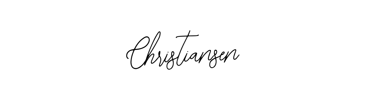 How to make Christiansen name signature. Use Bearetta-2O07w style for creating short signs online. This is the latest handwritten sign. Christiansen signature style 12 images and pictures png