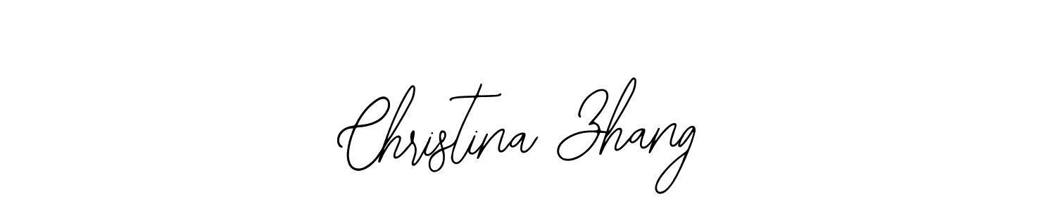 How to make Christina Zhang signature? Bearetta-2O07w is a professional autograph style. Create handwritten signature for Christina Zhang name. Christina Zhang signature style 12 images and pictures png