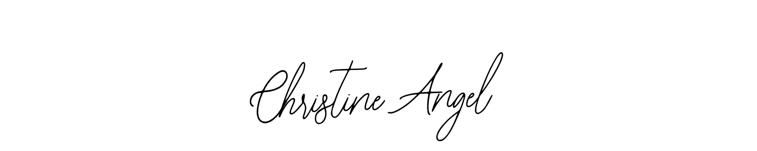 Design your own signature with our free online signature maker. With this signature software, you can create a handwritten (Bearetta-2O07w) signature for name Christine Angel. Christine Angel signature style 12 images and pictures png