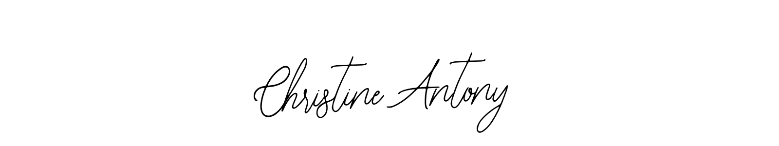 How to make Christine Antony signature? Bearetta-2O07w is a professional autograph style. Create handwritten signature for Christine Antony name. Christine Antony signature style 12 images and pictures png