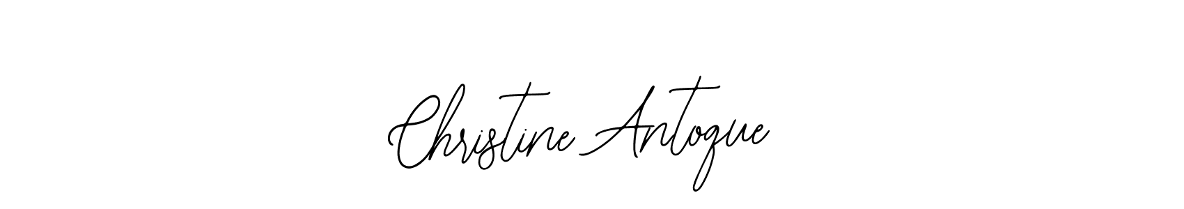 How to make Christine Antoque signature? Bearetta-2O07w is a professional autograph style. Create handwritten signature for Christine Antoque name. Christine Antoque signature style 12 images and pictures png