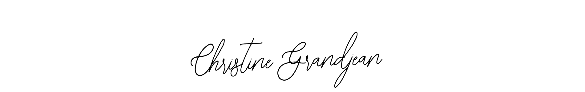 You should practise on your own different ways (Bearetta-2O07w) to write your name (Christine Grandjean) in signature. don't let someone else do it for you. Christine Grandjean signature style 12 images and pictures png