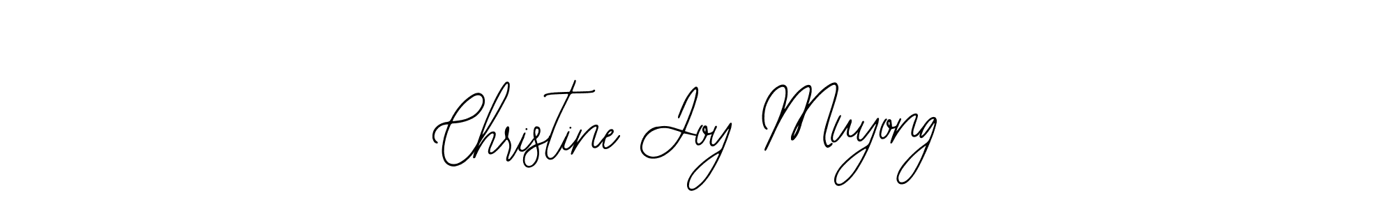 Make a beautiful signature design for name Christine Joy Muyong. With this signature (Bearetta-2O07w) style, you can create a handwritten signature for free. Christine Joy Muyong signature style 12 images and pictures png