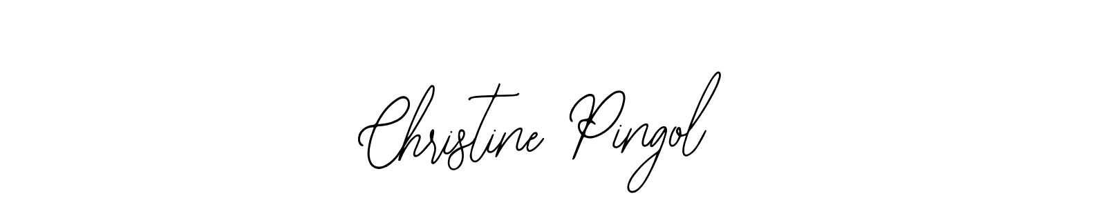 Make a beautiful signature design for name Christine Pingol. With this signature (Bearetta-2O07w) style, you can create a handwritten signature for free. Christine Pingol signature style 12 images and pictures png