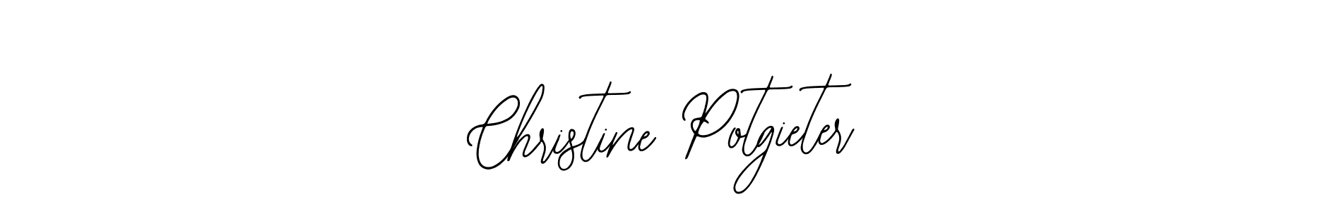 You should practise on your own different ways (Bearetta-2O07w) to write your name (Christine Potgieter) in signature. don't let someone else do it for you. Christine Potgieter signature style 12 images and pictures png