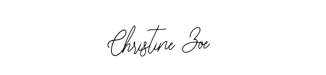 Design your own signature with our free online signature maker. With this signature software, you can create a handwritten (Bearetta-2O07w) signature for name Christine Zoe. Christine Zoe signature style 12 images and pictures png