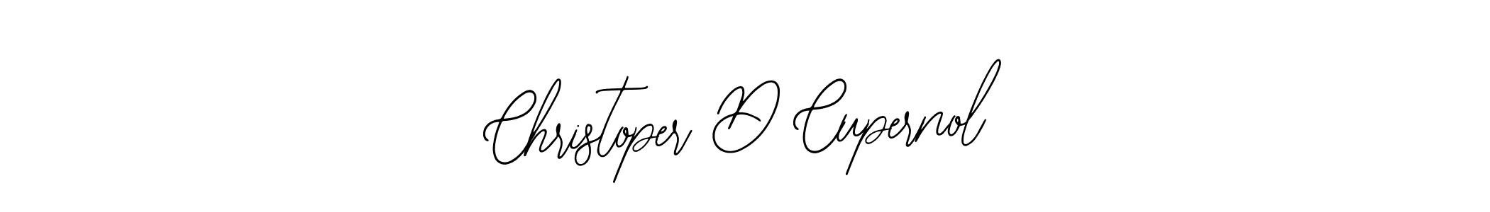 Also we have Christoper D Cupernol name is the best signature style. Create professional handwritten signature collection using Bearetta-2O07w autograph style. Christoper D Cupernol signature style 12 images and pictures png