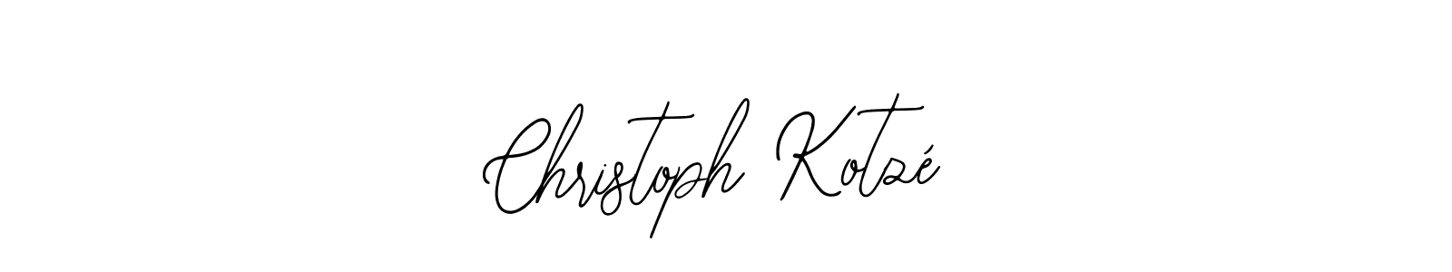 Christoph Kotzé stylish signature style. Best Handwritten Sign (Bearetta-2O07w) for my name. Handwritten Signature Collection Ideas for my name Christoph Kotzé. Christoph Kotzé signature style 12 images and pictures png