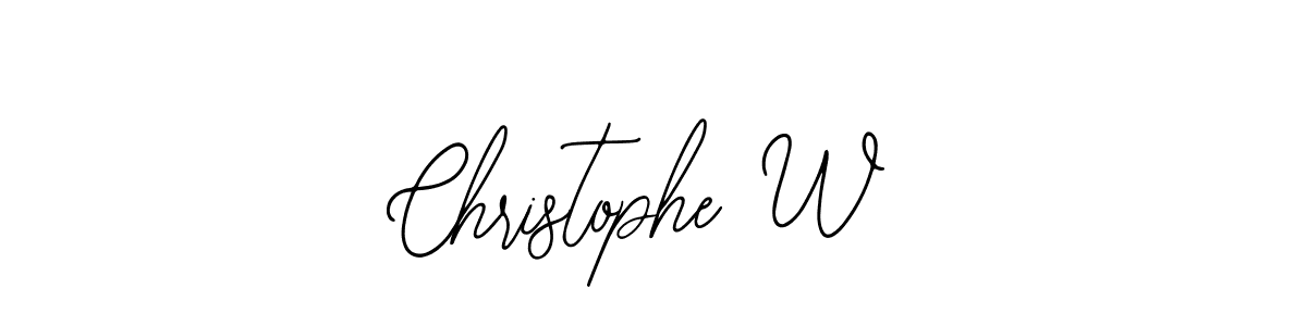 The best way (Bearetta-2O07w) to make a short signature is to pick only two or three words in your name. The name Christophe W include a total of six letters. For converting this name. Christophe W signature style 12 images and pictures png