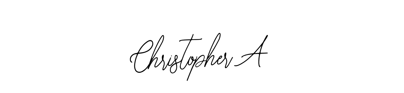 See photos of Christopher A official signature by Spectra . Check more albums & portfolios. Read reviews & check more about Bearetta-2O07w font. Christopher A signature style 12 images and pictures png