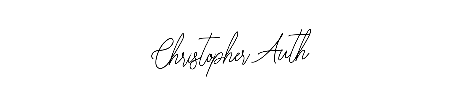 How to make Christopher Auth name signature. Use Bearetta-2O07w style for creating short signs online. This is the latest handwritten sign. Christopher Auth signature style 12 images and pictures png