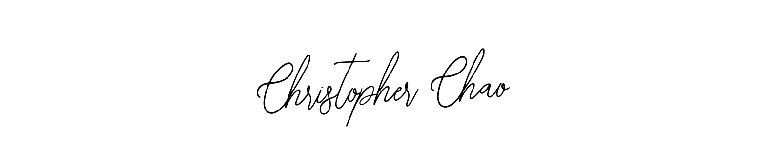 Christopher Chao stylish signature style. Best Handwritten Sign (Bearetta-2O07w) for my name. Handwritten Signature Collection Ideas for my name Christopher Chao. Christopher Chao signature style 12 images and pictures png