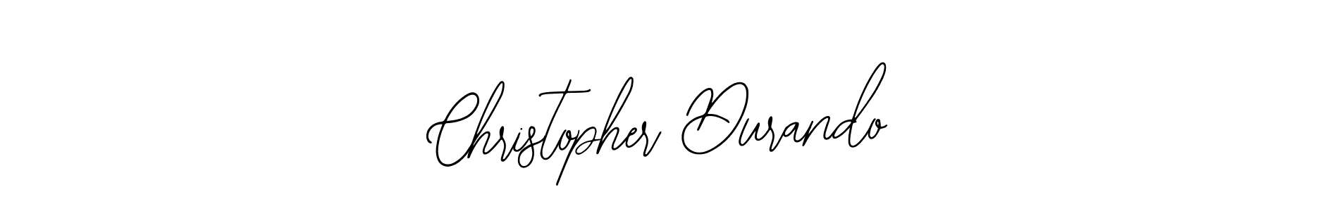 How to make Christopher Durando signature? Bearetta-2O07w is a professional autograph style. Create handwritten signature for Christopher Durando name. Christopher Durando signature style 12 images and pictures png