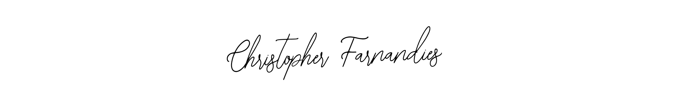 Christopher Farnandies stylish signature style. Best Handwritten Sign (Bearetta-2O07w) for my name. Handwritten Signature Collection Ideas for my name Christopher Farnandies. Christopher Farnandies signature style 12 images and pictures png